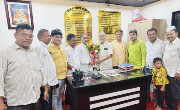 आवेकर भावे रामचंद्र संस्थान विश्वस्तपदी निवडीबाबत अर्जुन मेदनकर यांचा सत्कार