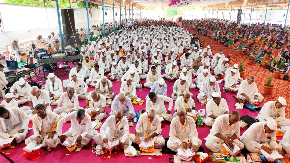 आळंदीत श्रीज्ञानेश्वरी पारायणाचा भव्य सोहळा