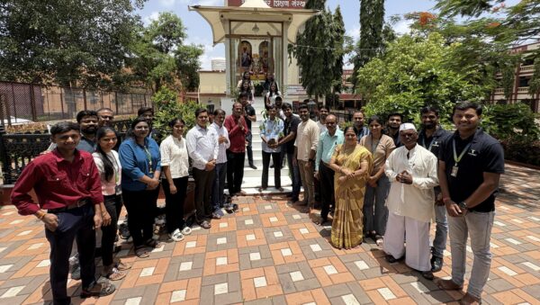 जागतिक पर्यावरण दिनानिमित्त श्री ज्ञानेश्वर विद्यालयात 25 वृक्षांचे रोपण